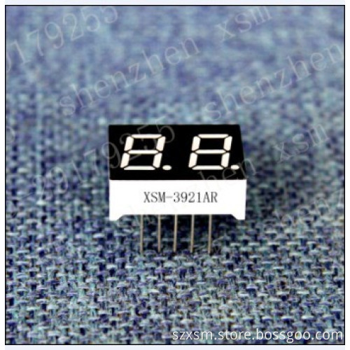 0.39"2 digit 7 segment led numeric display